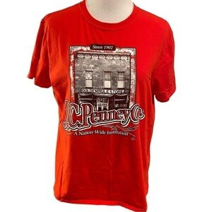 J.C. PENNEY CO. SINCE 1902 Golden Rule Store Distressed Print--Adult T Shirt L